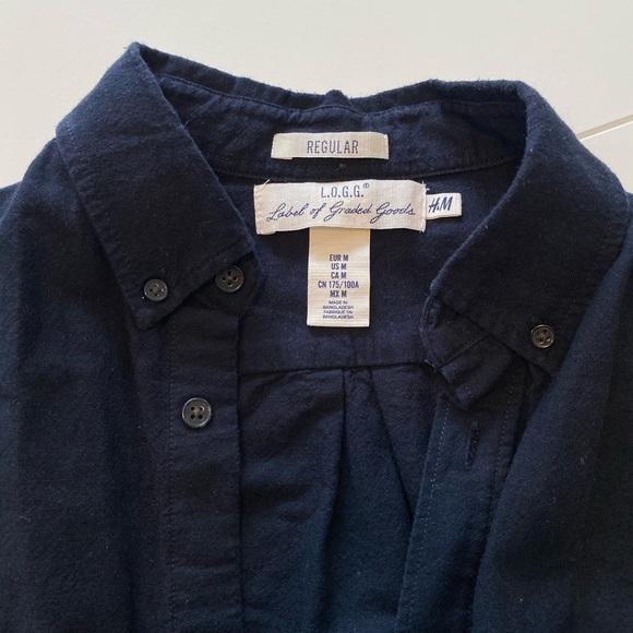H&M L.O.G.G Button Up - Picture 2 of 3